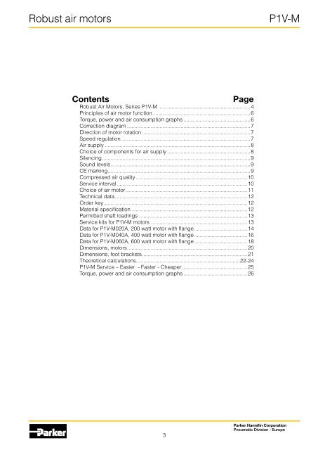 P1V-M Robust Air Motors - Duncan Rogers