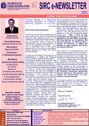 e-Newsletter of January (07.02.2013) Latest 1 - Icsi