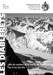 CAS mars 2007 - Club Alpin Suisse - Section des Diablerets