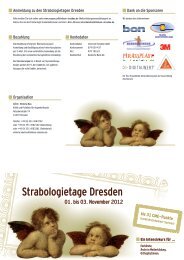 Strabologietage Dresden - Augenklinik des Universitätsklinikum ...
