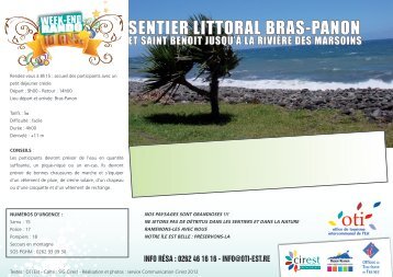 SENTIER LITTORAL BRAS-PANON - Ile de La RÃ©union Tourisme