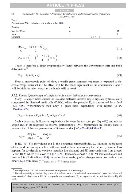 Raman Spectroscopy of nanomaterials - institut de chimie et des ...