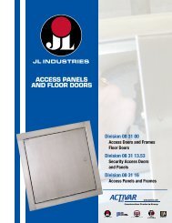 Access Panels & Floor Doors - Activar Construction Products Group