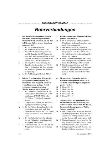 Rohrverbindungen