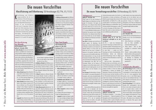 Dossier Olivenöl der Zeitschrift "Merum"