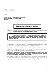 lettre circulaire nÂ° 2007-131 - Urssaf