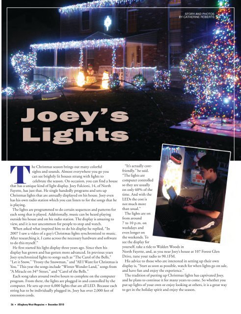 December 2010 - Allegheny West Magazine