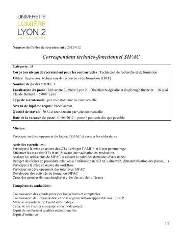 TCH correspondant technico-fonctionnel SIFAC.pdf - BRIEP Rhone ...