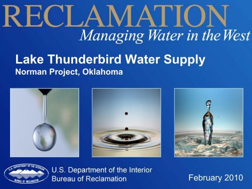 Lake Thunderbird Water Supply - City of Norman