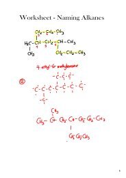 Worksheet Naming Alkanes