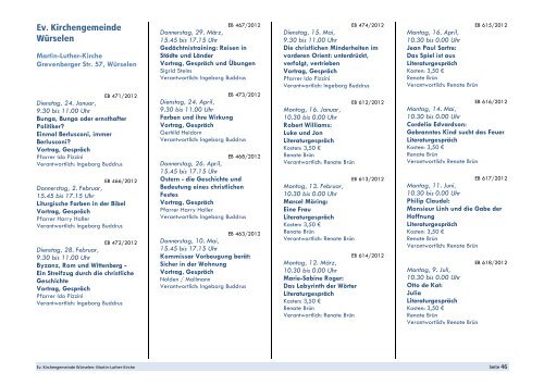 EB-Programm Gemeindetermine (PDF) - Evangelischer ...