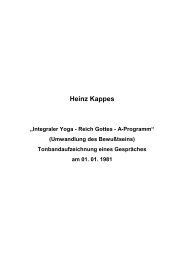 T-0037 - Reich Gottes, Umwandlung des BewuÃtseins - Heinz Kappes