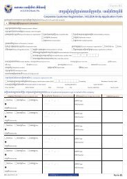 Form B1.2 - ACLEDA Bank Plc.