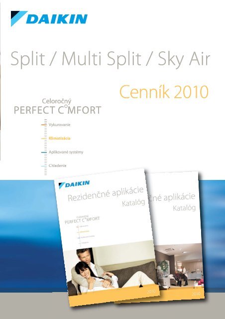 DAIKIN CennÃ­k Split a multisplit klimatizacie 2010.pdf