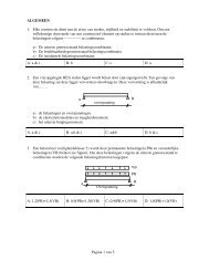 Pagina 1 van 5 A B PB VB ALGEMEEN 1. Elke constructie dient aan ...