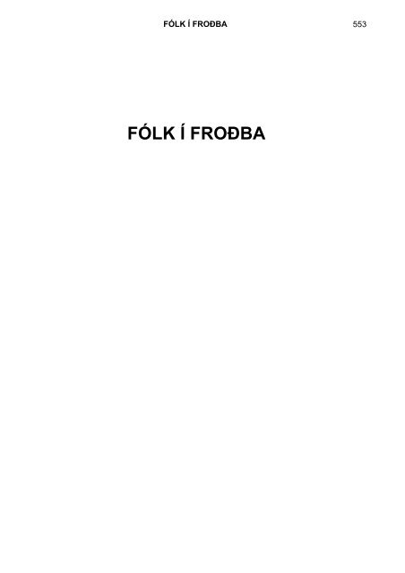 FÃLK Ã FROÃBA - porkeri.info