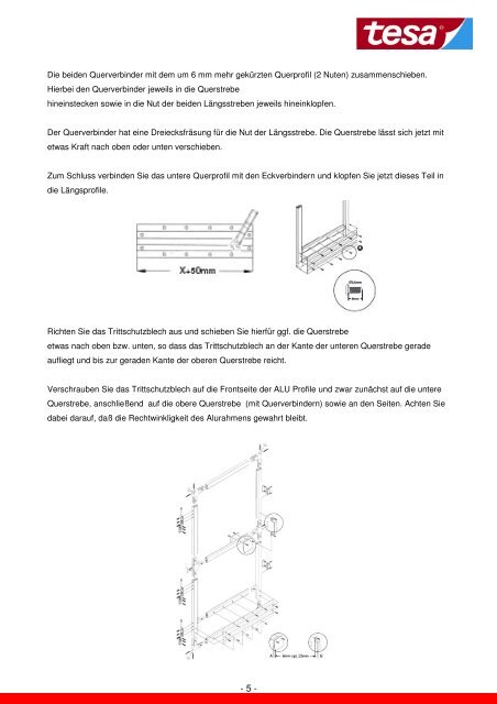 Montageanleitung Alu Std