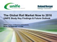 The Global Rail Market Now to 2016 - Unife