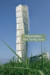 MiljÃ¶projekten i HSB Turning Torso - Catarina Rolfsdotter-Jansson