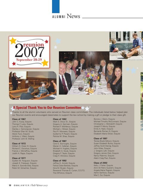 CUA Cover Winter 2005 final (Page 2) - Columbus School of Law