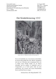 Der Kinderkreuzzug von 1212 - Hans Jurt