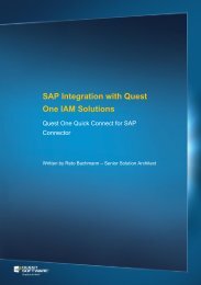 SAP Integration with Quest One IAM Solutions.pdf - Communities ...