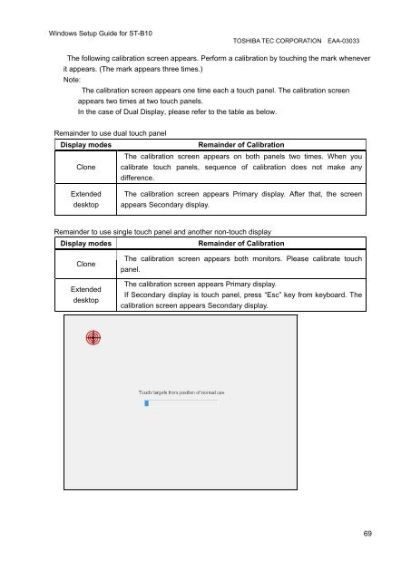 Windows Setup Guide for ST-B10 - Toshiba Tec