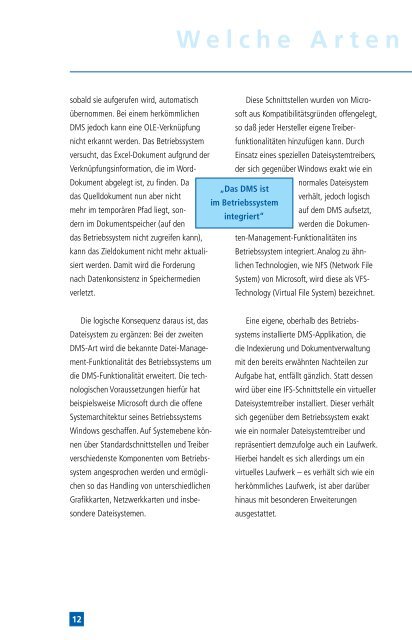 DMS-Fibel für PDF - des Fachbereich Wirtschaft an der FH Flensburg