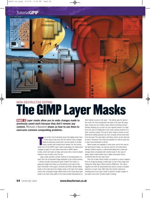 The GIMP Layer Masks - Linux Ink