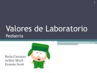 Valores de Laboratorio PediatrÃ­a