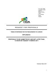 request for proposals terms of reference for the procurement of a ...