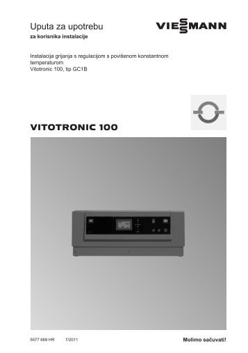 Vitotronic 100 GC1B380 KB - Viessmann