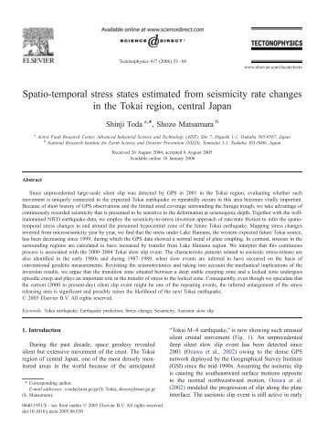 Printable article - Evidence from the AD 2000 Izu Islands swarm that ...