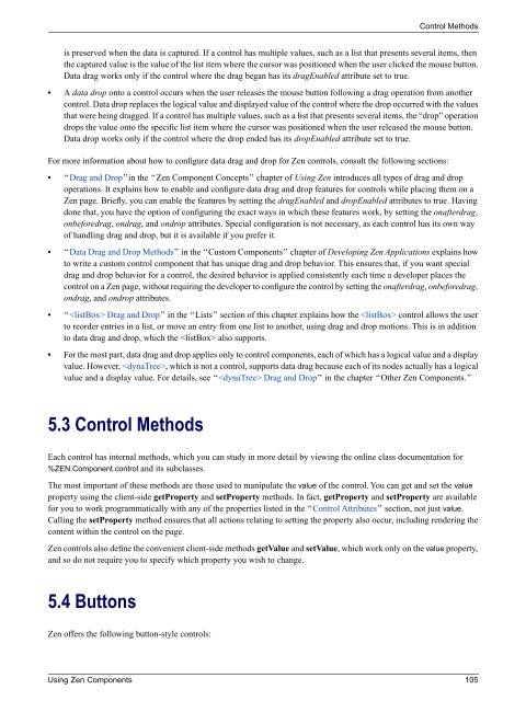 Using Zen Components - InterSystems Documentation