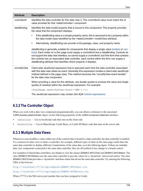 Using Zen Components - InterSystems Documentation