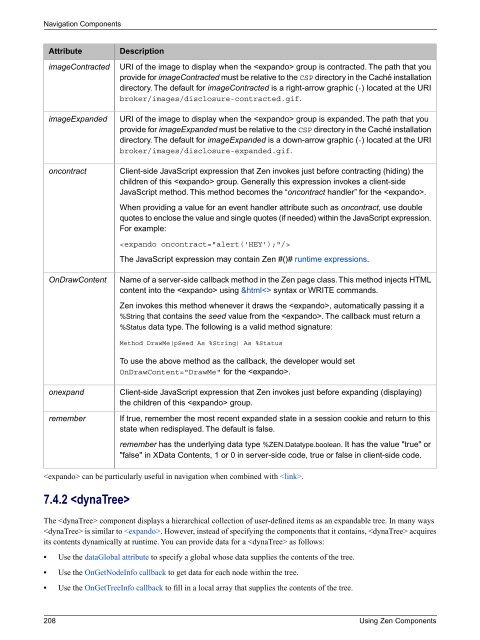 Using Zen Components - InterSystems Documentation