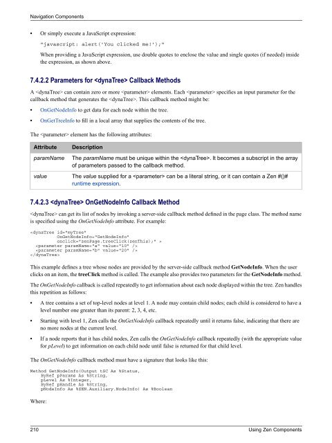 Using Zen Components - InterSystems Documentation