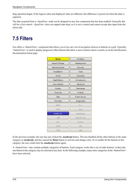 Using Zen Components - InterSystems Documentation