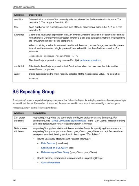 Using Zen Components - InterSystems Documentation