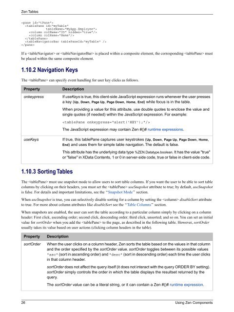 Using Zen Components - InterSystems Documentation