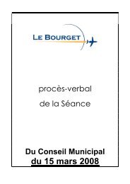 du 15 mars 2008 - Le Bourget