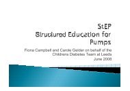 StEP DEN Pump Workshop - The Diabetes Education Network