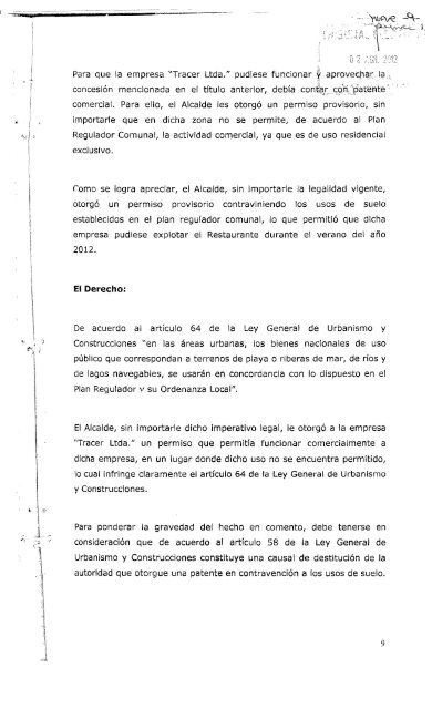 Rol 46-2012 - Tribunal Calificador de Elecciones