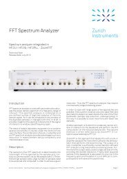 Technical Note - Zurich Instruments