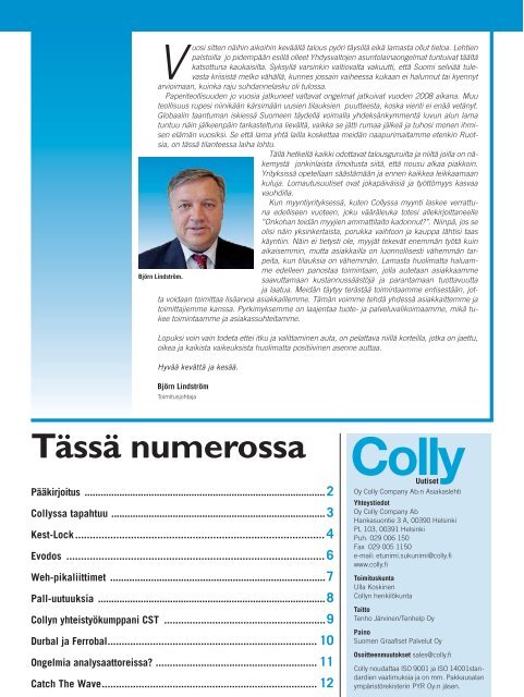 CollyUutiset - Oy Colly Company Ab