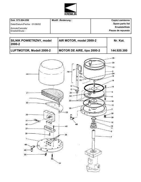 MOTEUR 2000-2 - Rexton