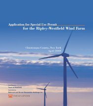 Town of Westfield - Ripley Westfield Wind Farm - Ecology ...