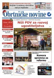 ObrtniÄke novine br. 125-126 - Hrvatska obrtniÄka komora