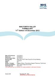 nhs forth valley formulary 11 - Community Pharmacy