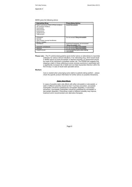 nhs forth valley formulary 11 - Community Pharmacy